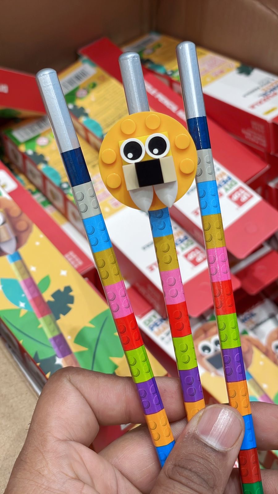 Lego DIY Puzzle Pencil Set