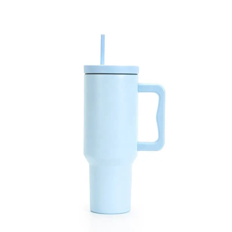 Tumbler with Handle and Straw Lid (1200ML)