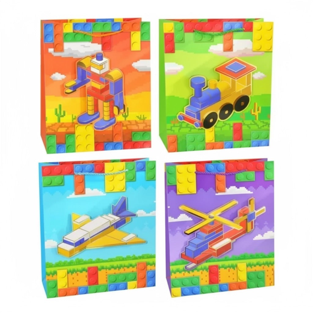 3D Glitter Paper Bag ( Big Size )