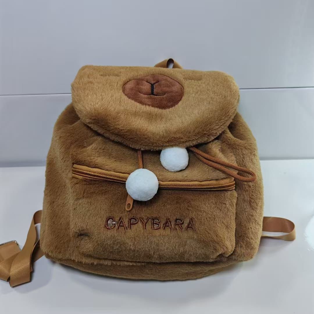 Cute Capybara fluffy Bag