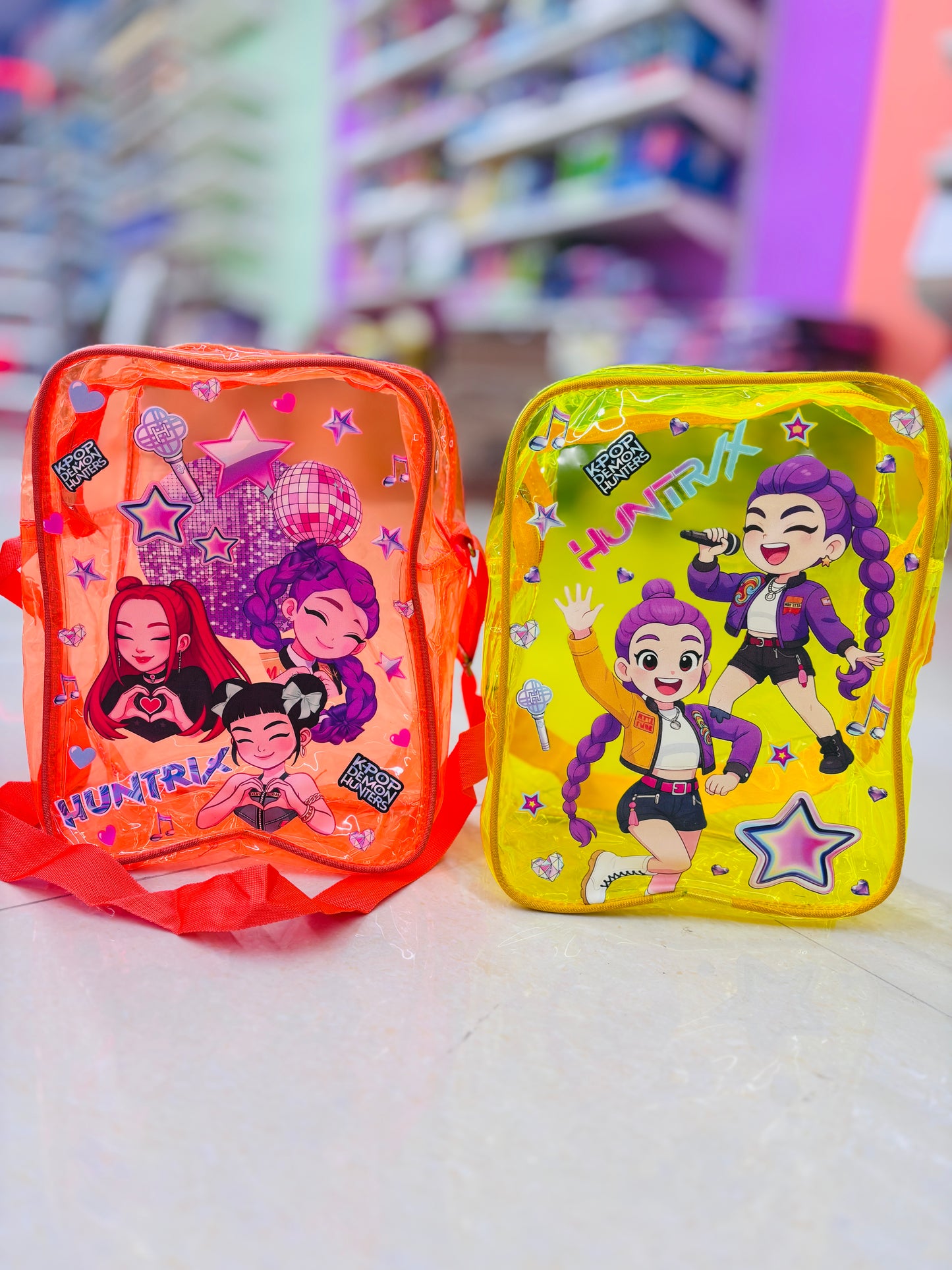 Neon Transparent Sling Bag