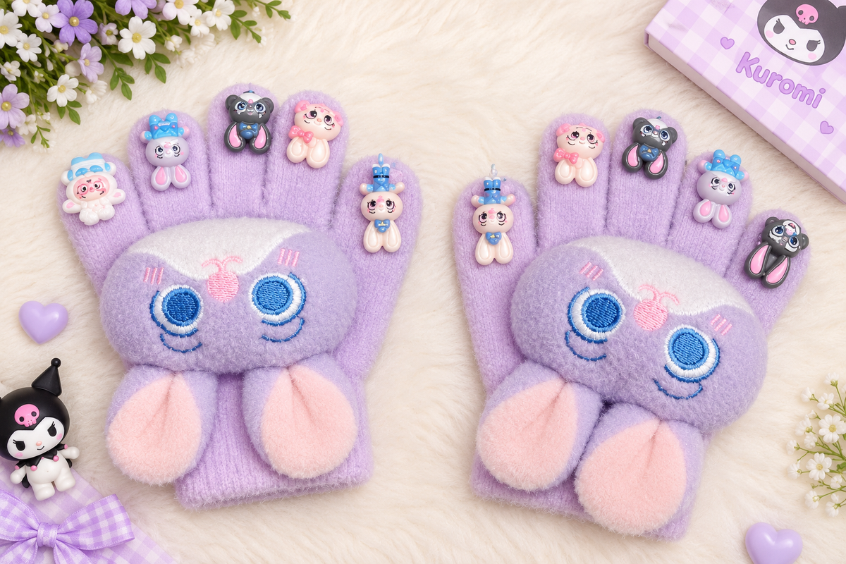 Zootopia Character Plush Winter Gloves