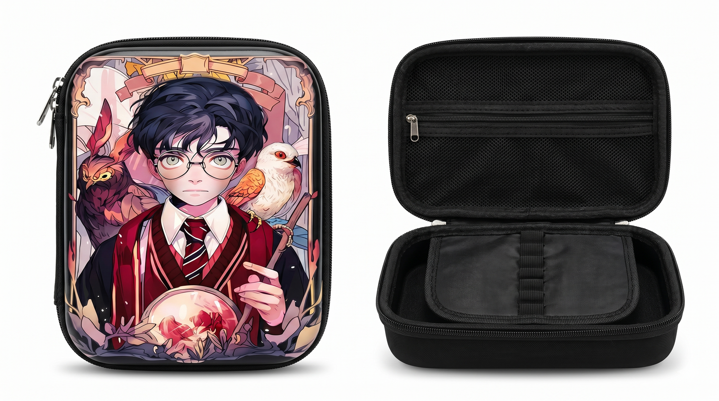 Harry Potter Anime Style Hard Shell Pencil Pouch