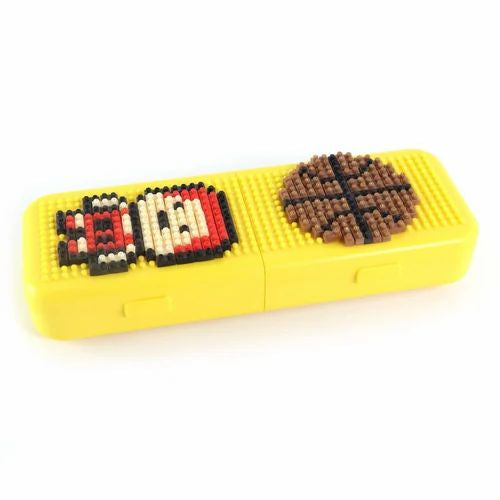 DIY Pixel Art Pen Stand with Building Block