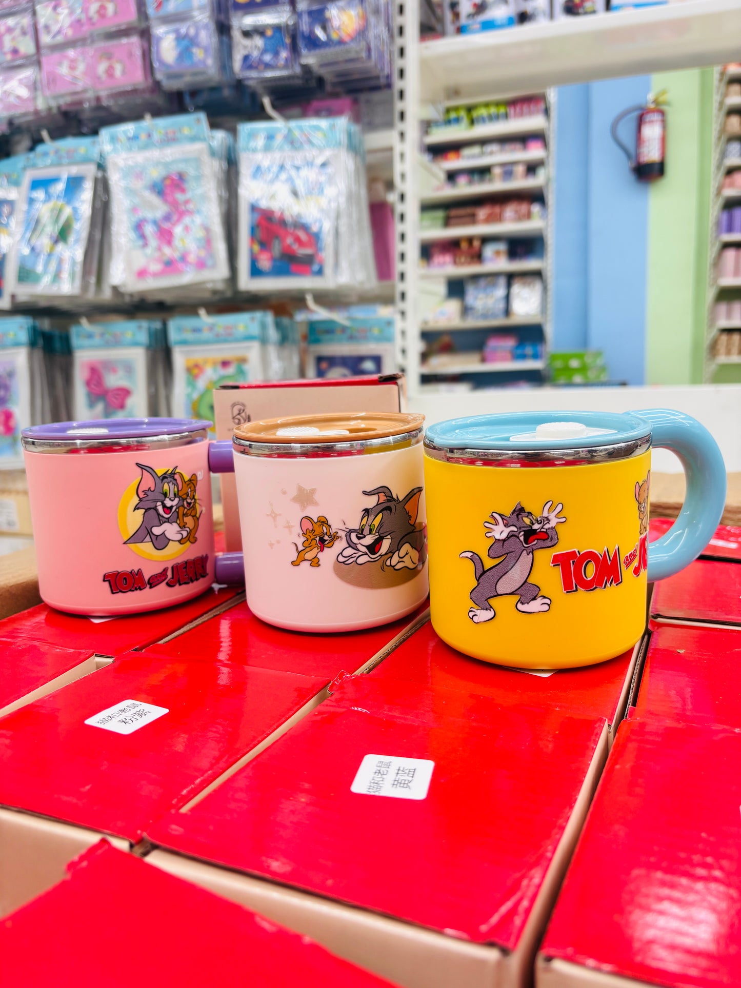 Tom & Jerry Coffee Mug with Lid