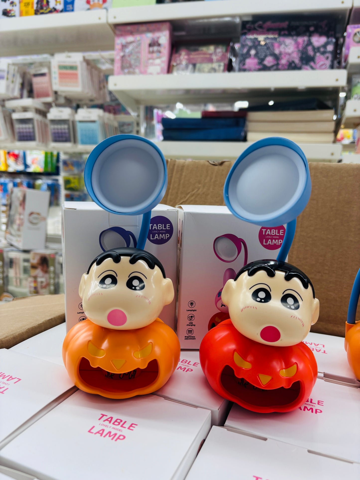 Shinchan Halloween Pumpkin Table Lamp