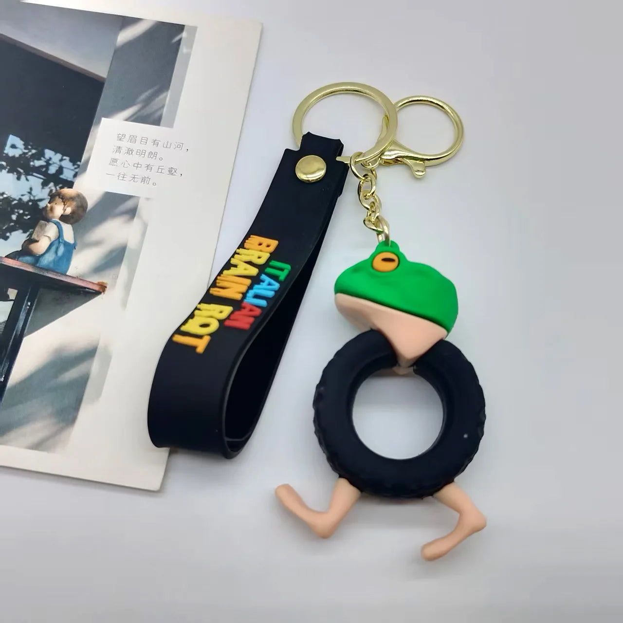 Italian Brain Rot Keychain