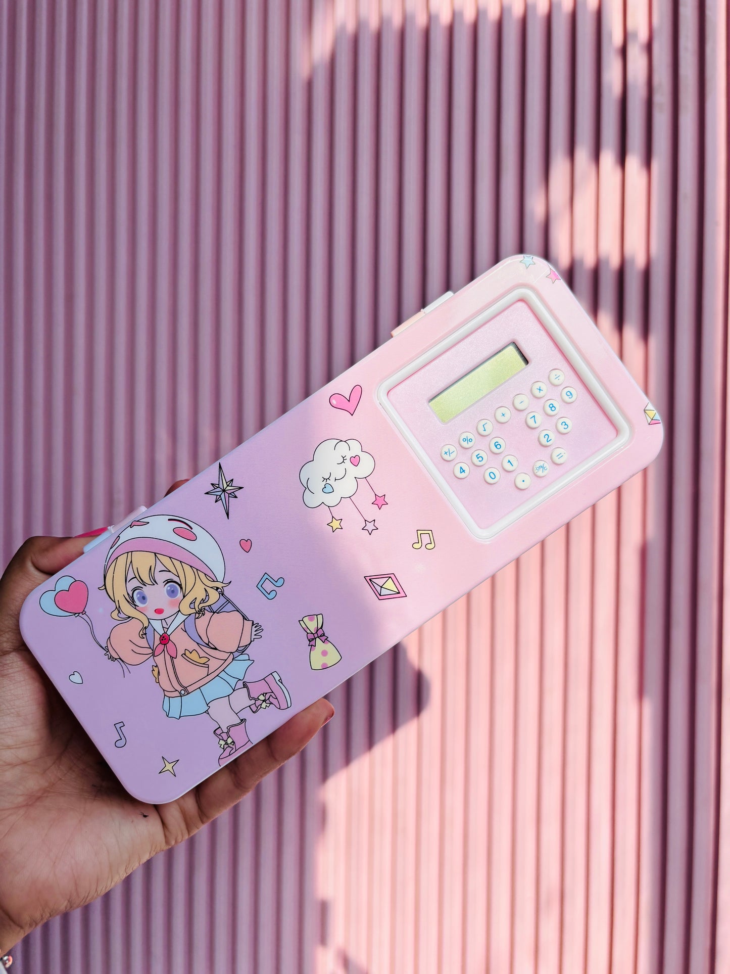 Pencil Box with Calculator