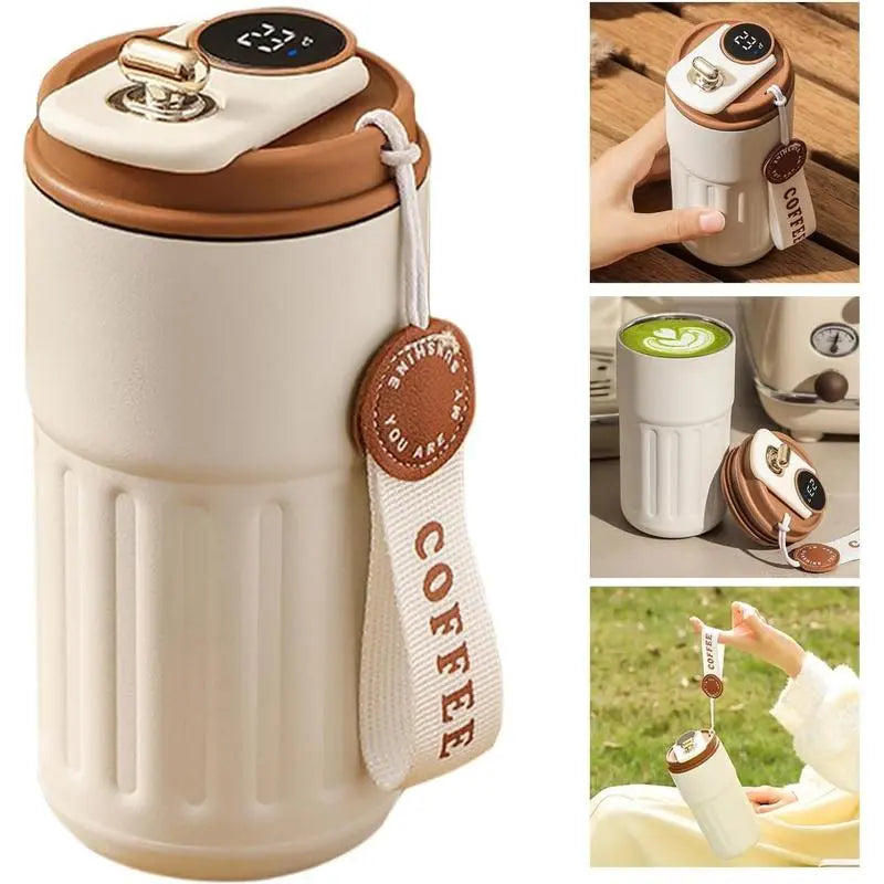 Coffee Flask with Temperature Display