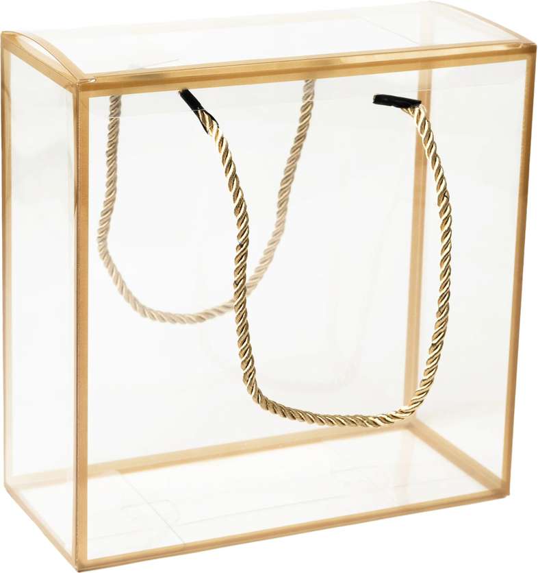 TRANSPARENT PVC HAMPER BAG