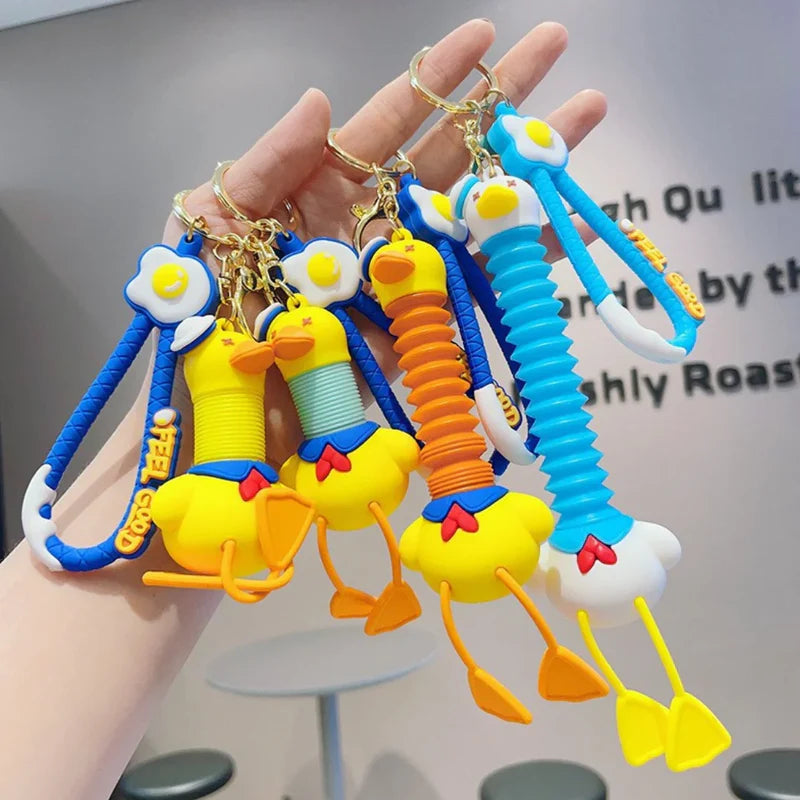 Premium Duck Expandable Keychain 1pc – Gift Ocean
