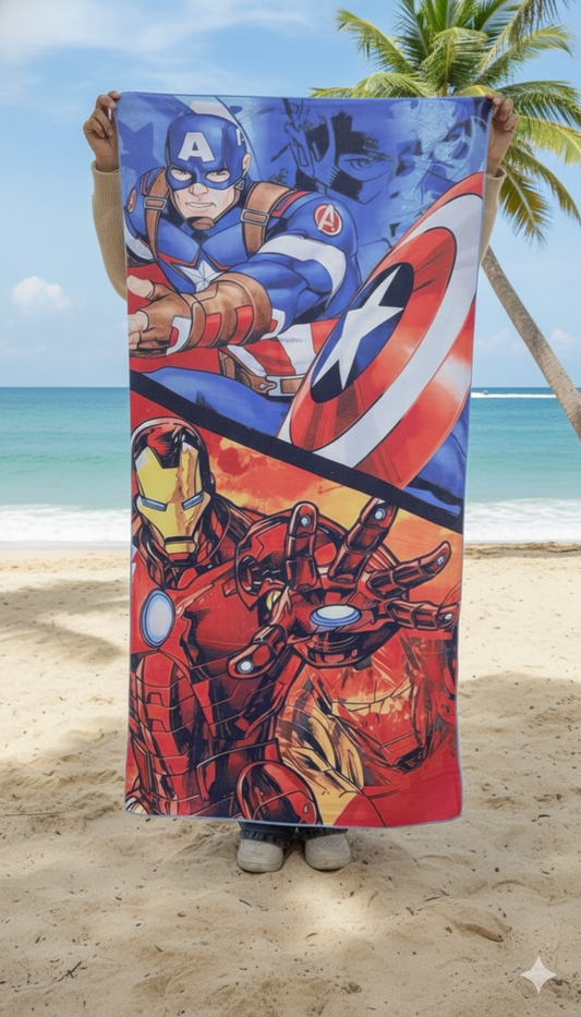 Ultra Soft Kids Cartoon Towel