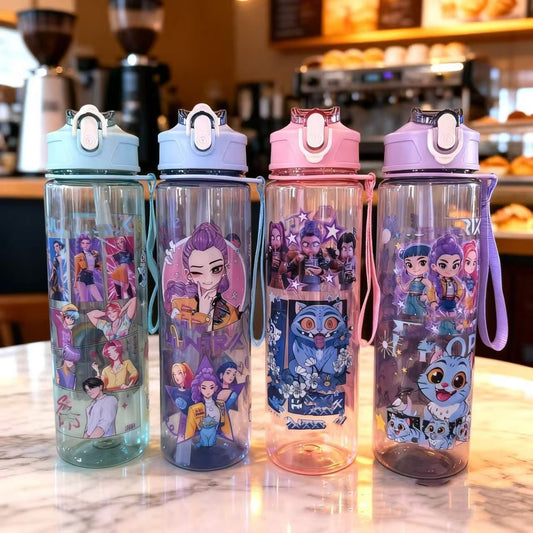 K pop Demon Hunter Transparent Sipper