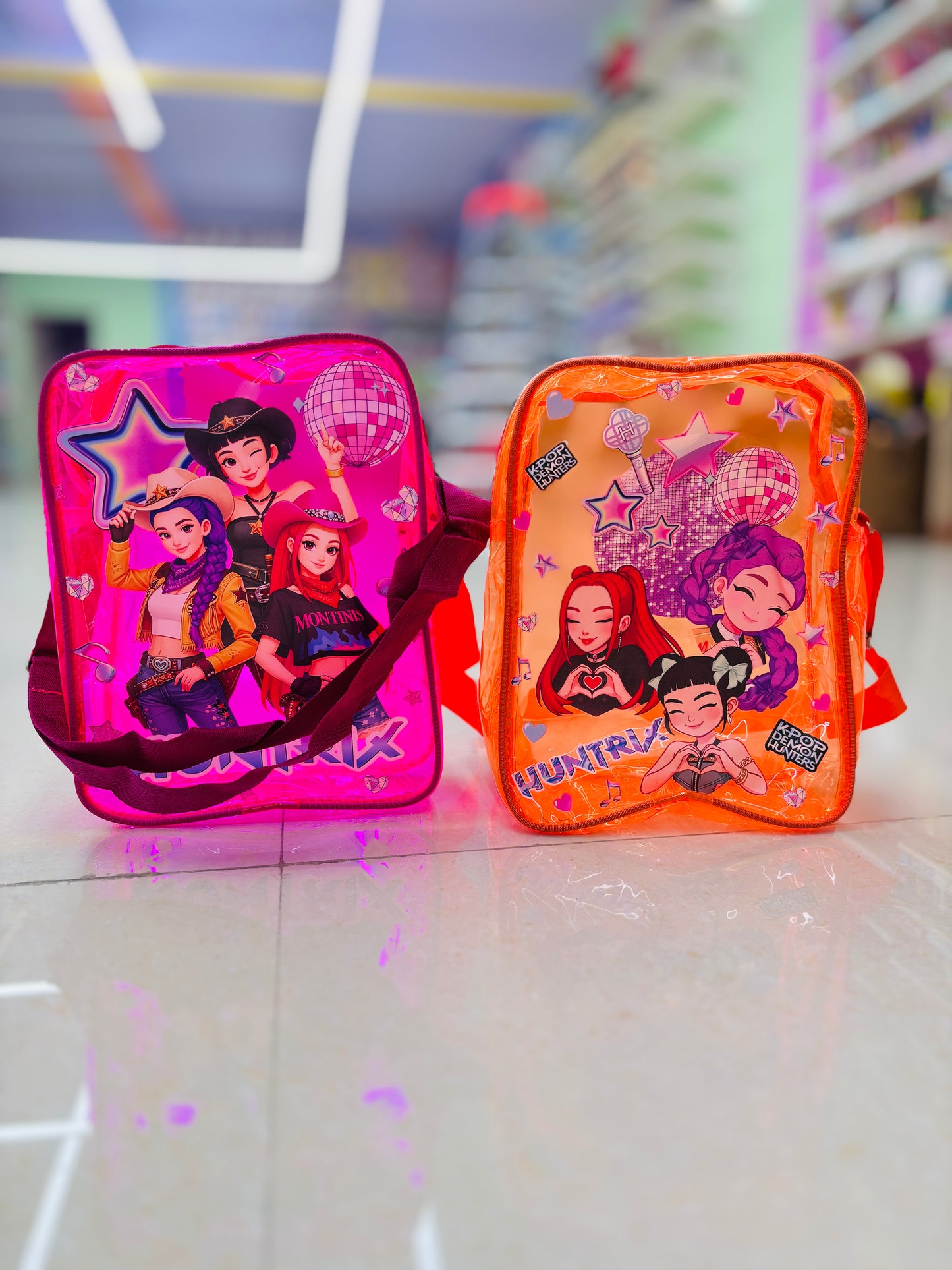 Neon Transparent Sling Bag