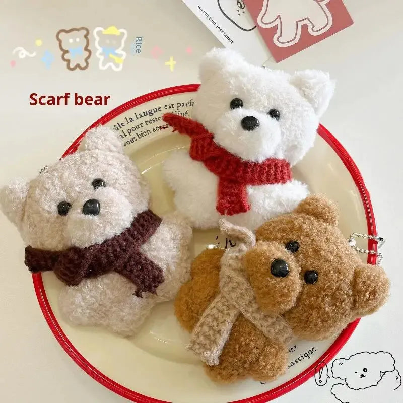 Kawaii fluffy bear Keychain