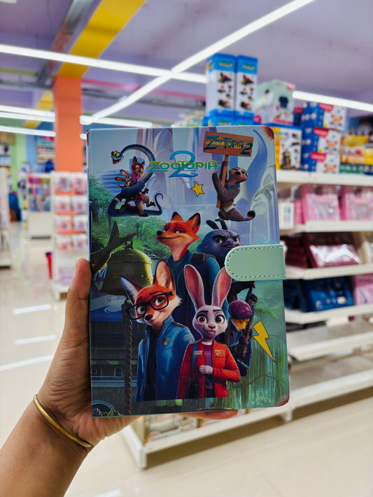 Zootopia Magnetic Diary with Strap Lock