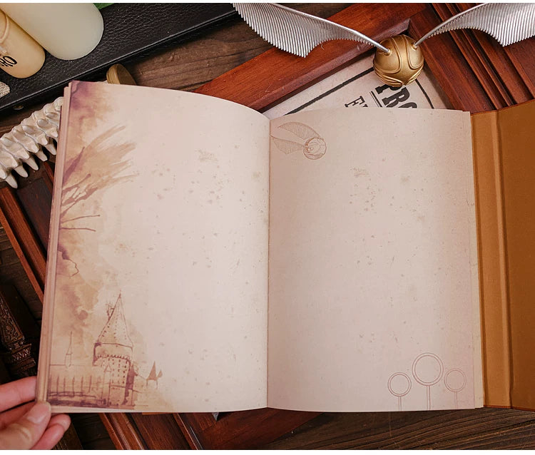 Harry Potter Premium Metal Lock Leather A5 Diary