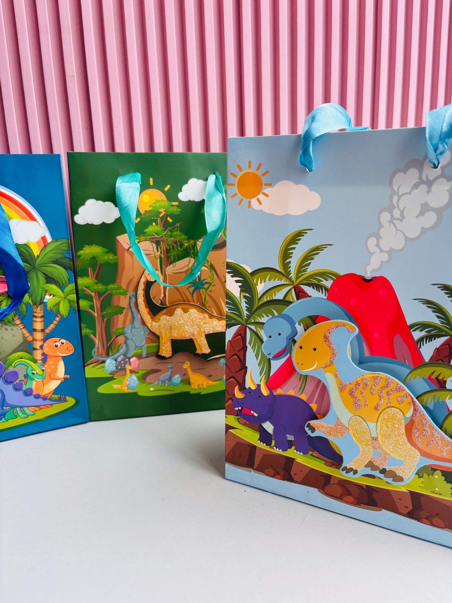 3D Glitter Paper Bag