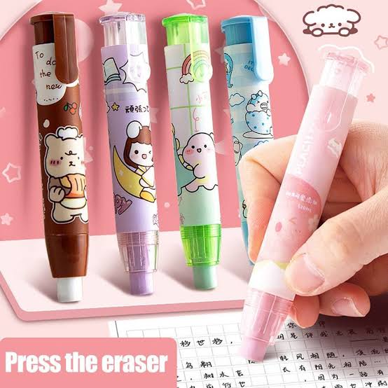 Kawaii Push-Pull Eraser
