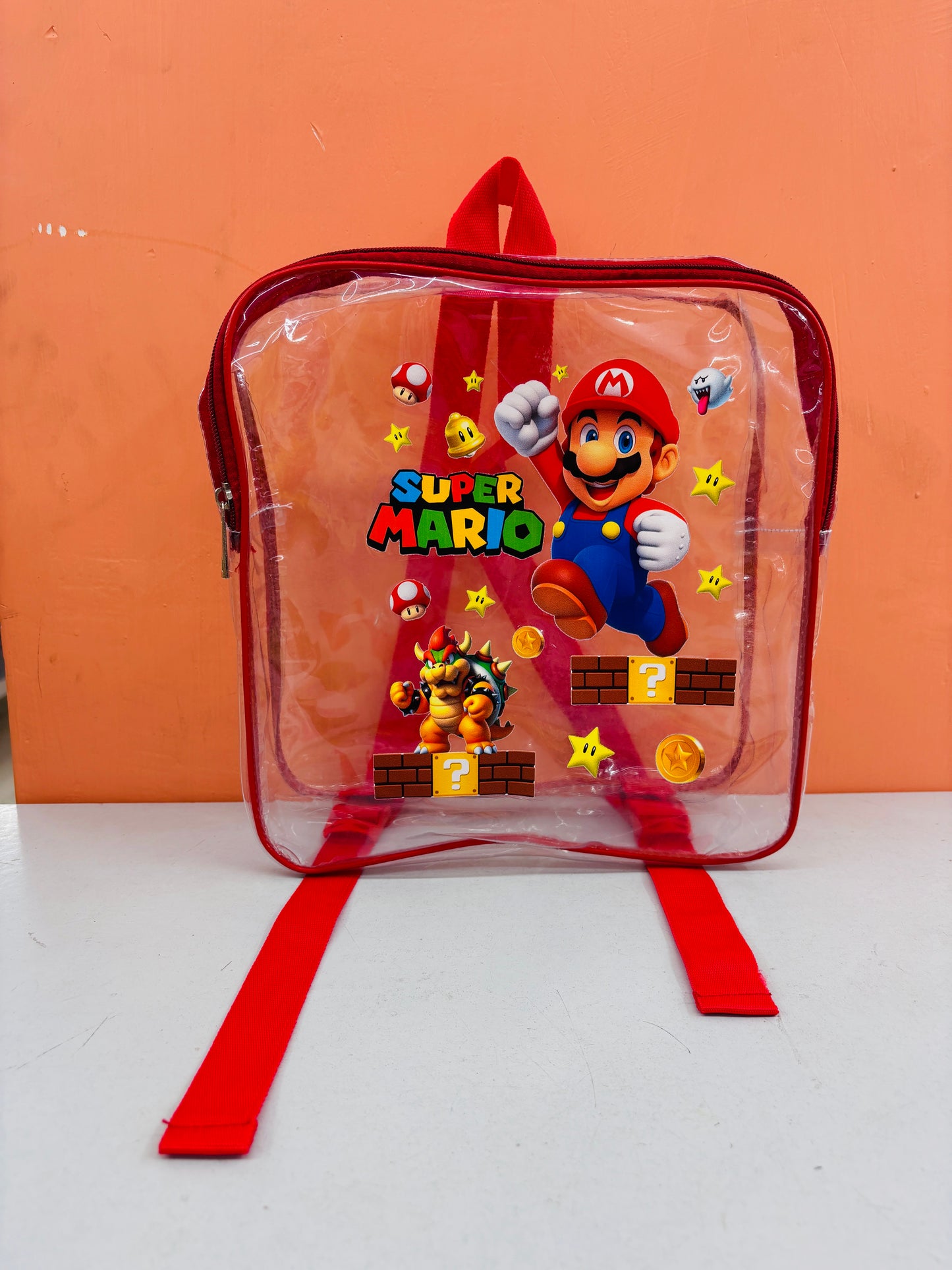 Kids Transparent Character Backpack