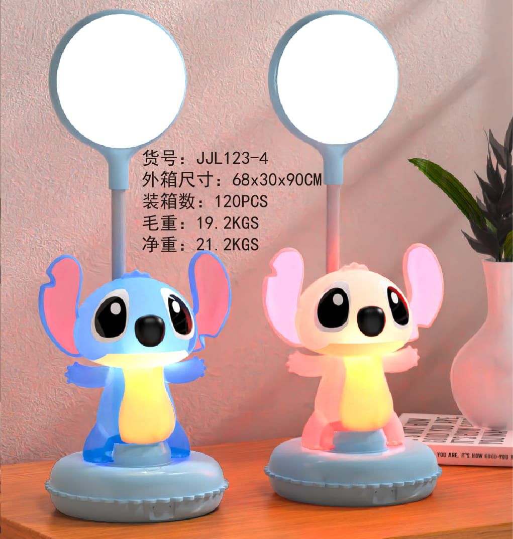 3D Stitch & Angel Desk LED Lamp