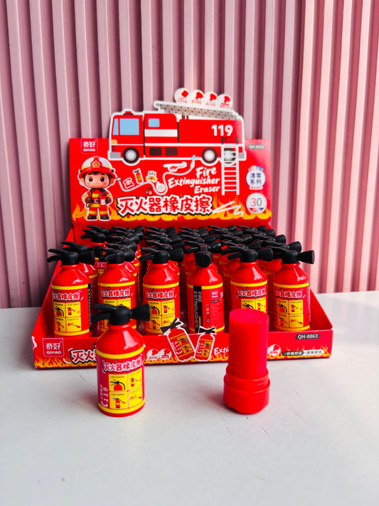 Fire Extinguisher Shape Eraser