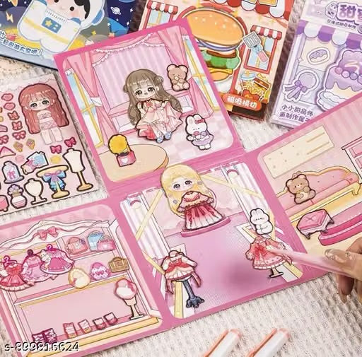 Kawaii Magnetic Story-Sticker Book