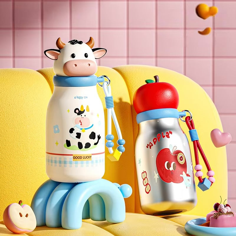 Kawaii Kids Thermal Sipper Bottle