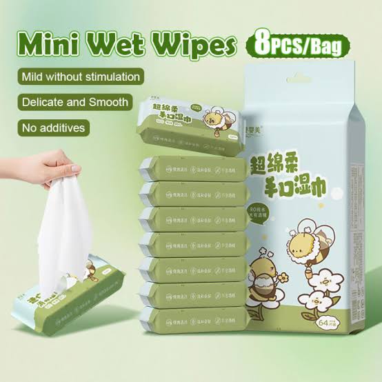 Travel Cleaning Wet Wipes