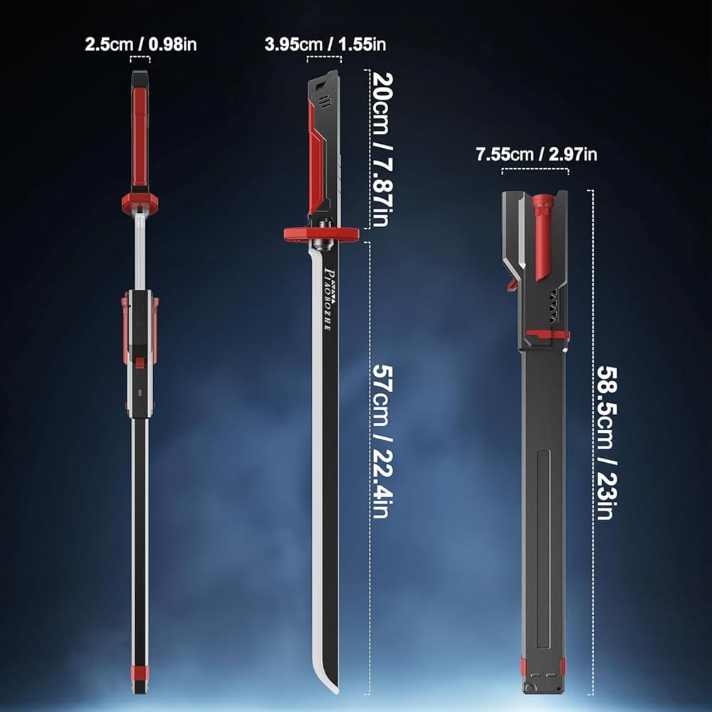 LED Sword with Smoke & Spark Effects