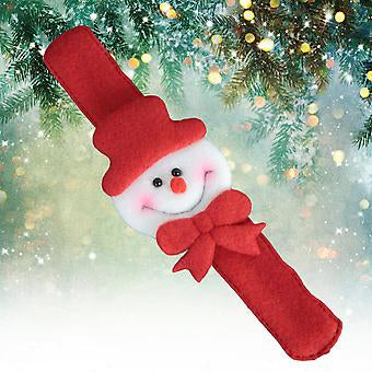 CHRISTMAS SLAP BAND with 3D soft Santa