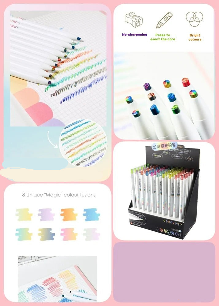 Color Splash Rainbow Gel Pen Set