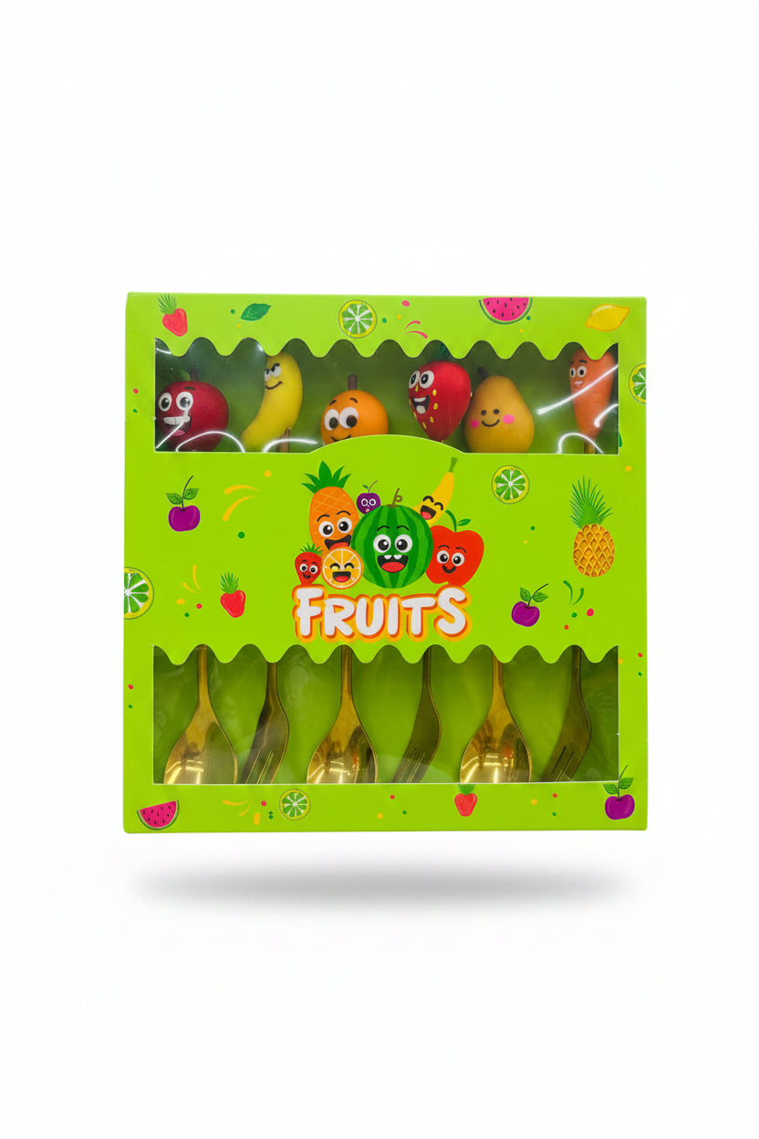 Fruit-Themed Kids Cutlery Set