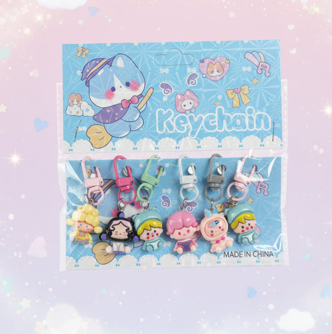 Lovely Mini Keychains (Set of 6)