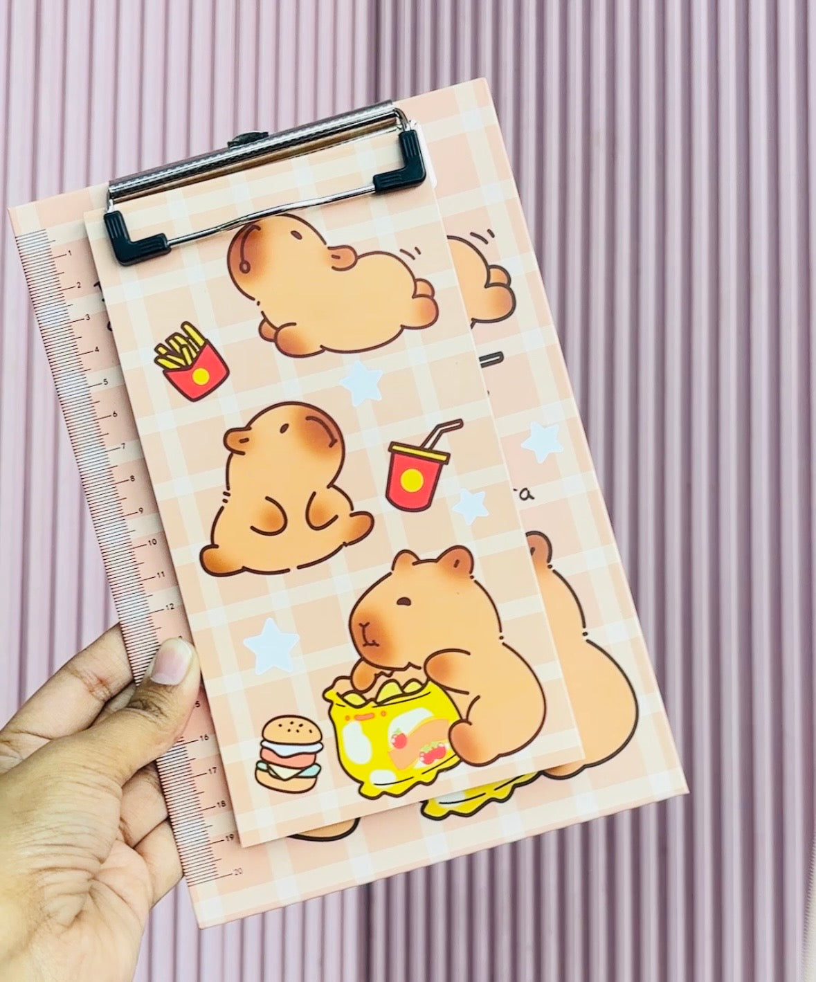 Capybara Clipboard With Diary