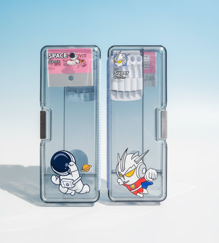 Cute Transparent Pencil Box