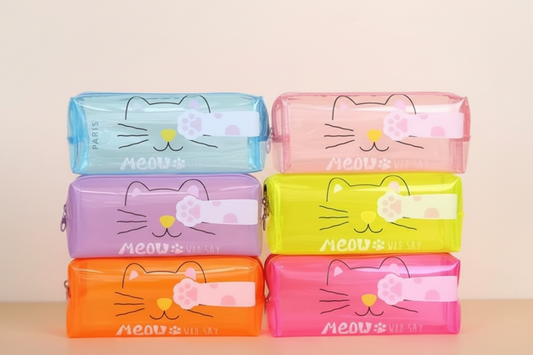 Meow Kitty Transparent Pouch ( 526 )