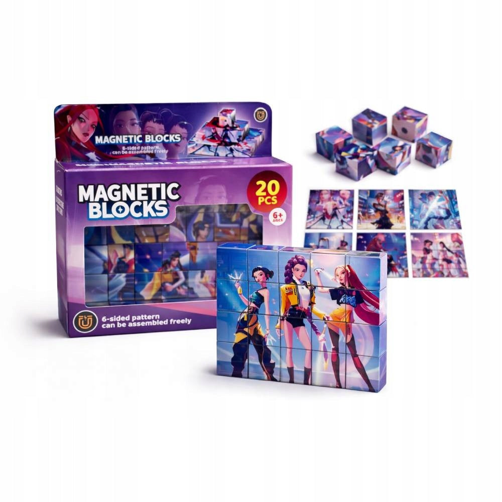 Magnetic Blocks – 20 Pcs Creative Building Set