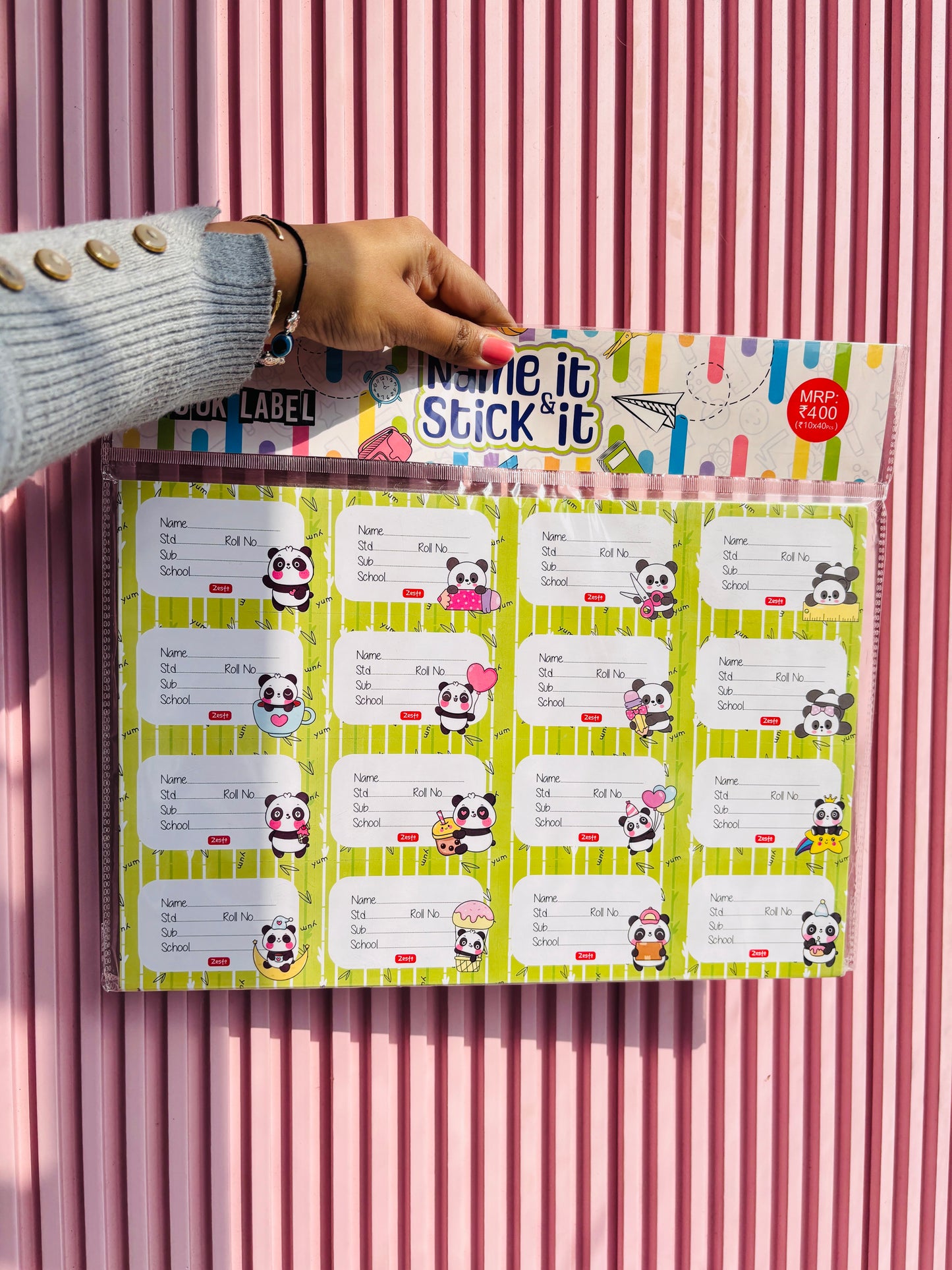 Name it Stick it (Name Sticker 40pcs)