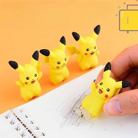 Pikachu Mini Erasers ( Pack of 5 )