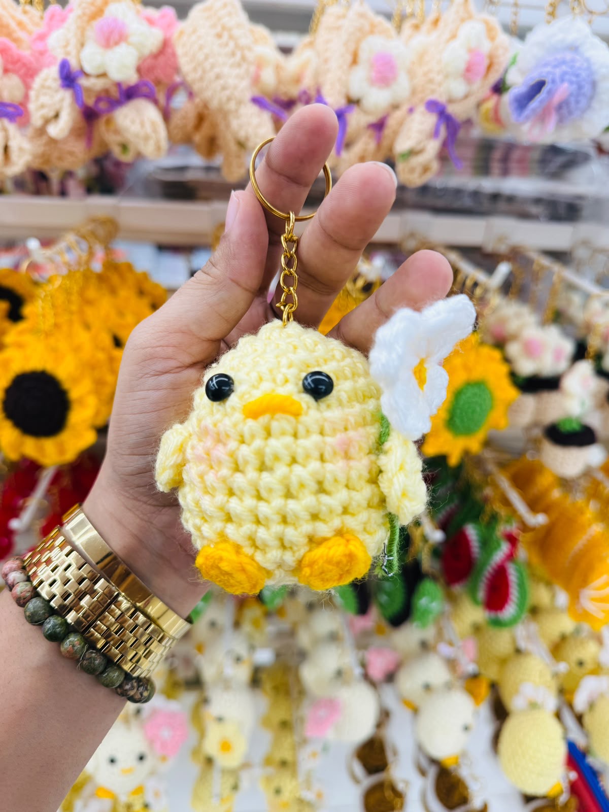 Cute Crochet Keychain