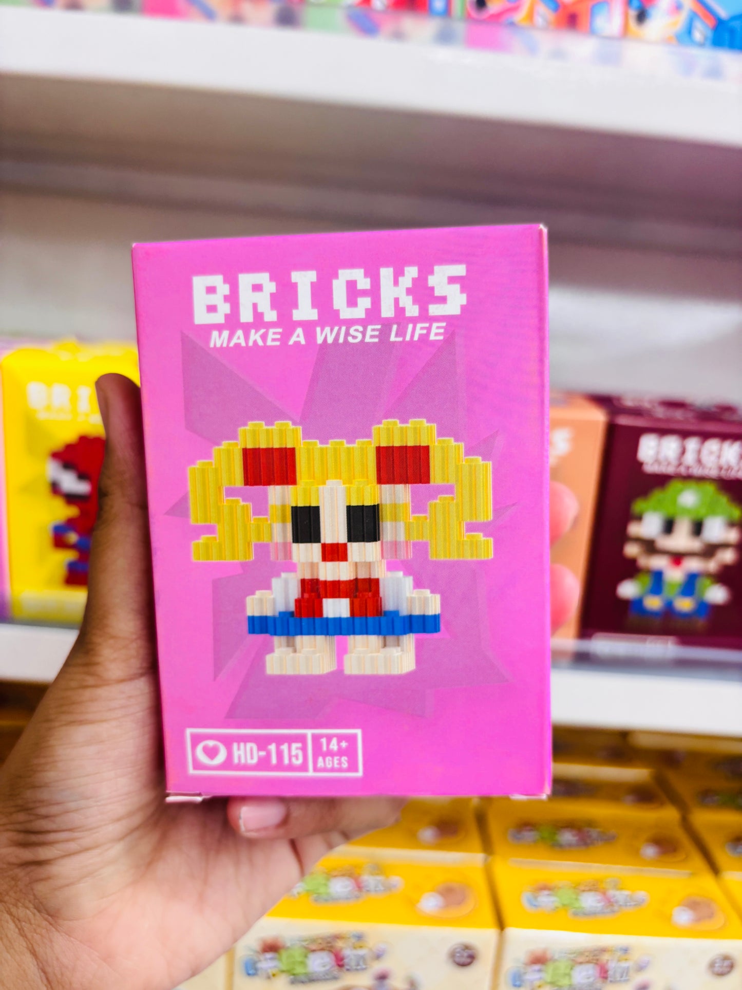 Pixel Character Mini Building Blocks