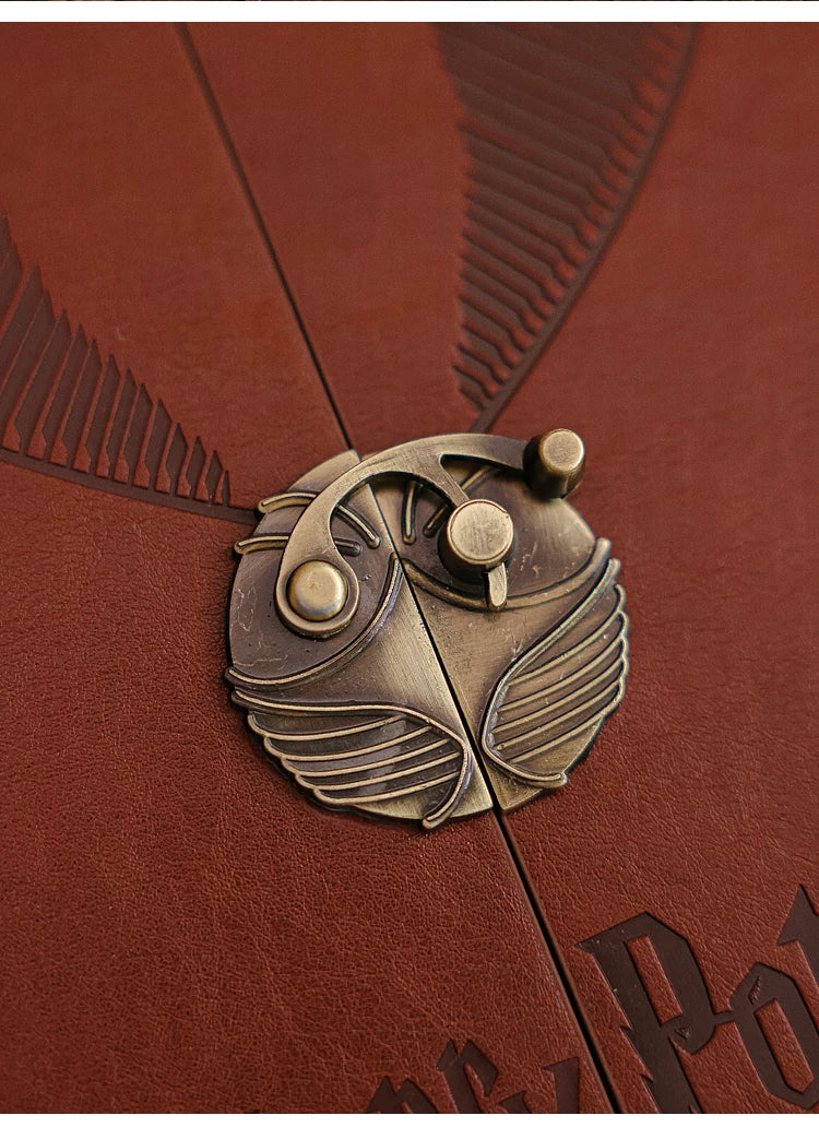 Harry Potter Premium Metal Lock Leather A5 Diary