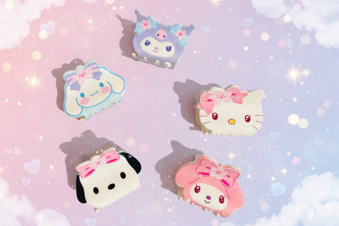 3D Sanrio Character Hair Clips