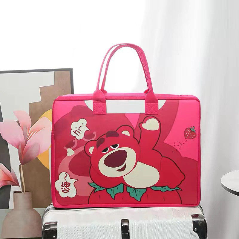Felt Tote Bag With Zipper