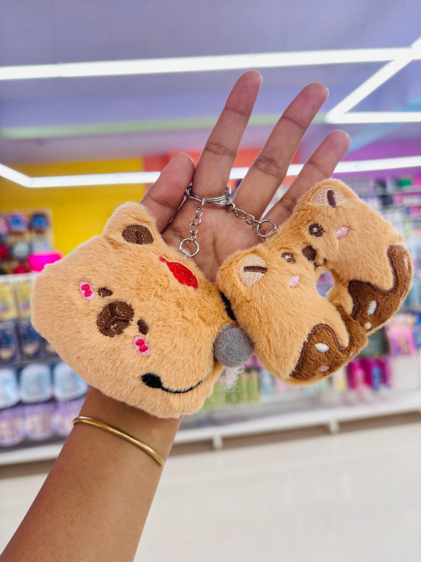 Cute Kawaii Capybara Plush Keychain