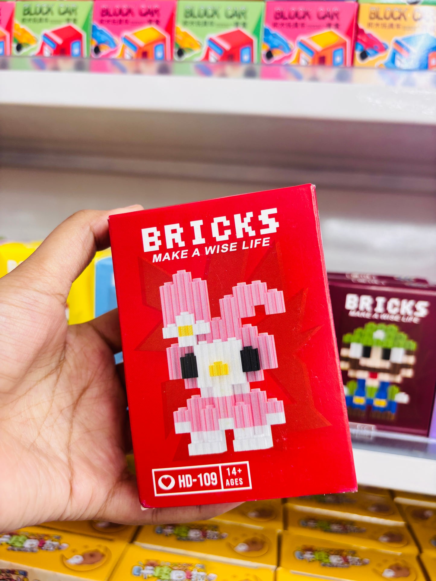 Pixel Character Mini Building Blocks
