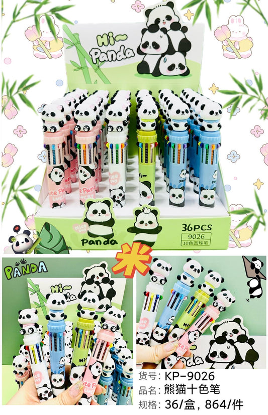 Panda Theme 10 in 1 Pen