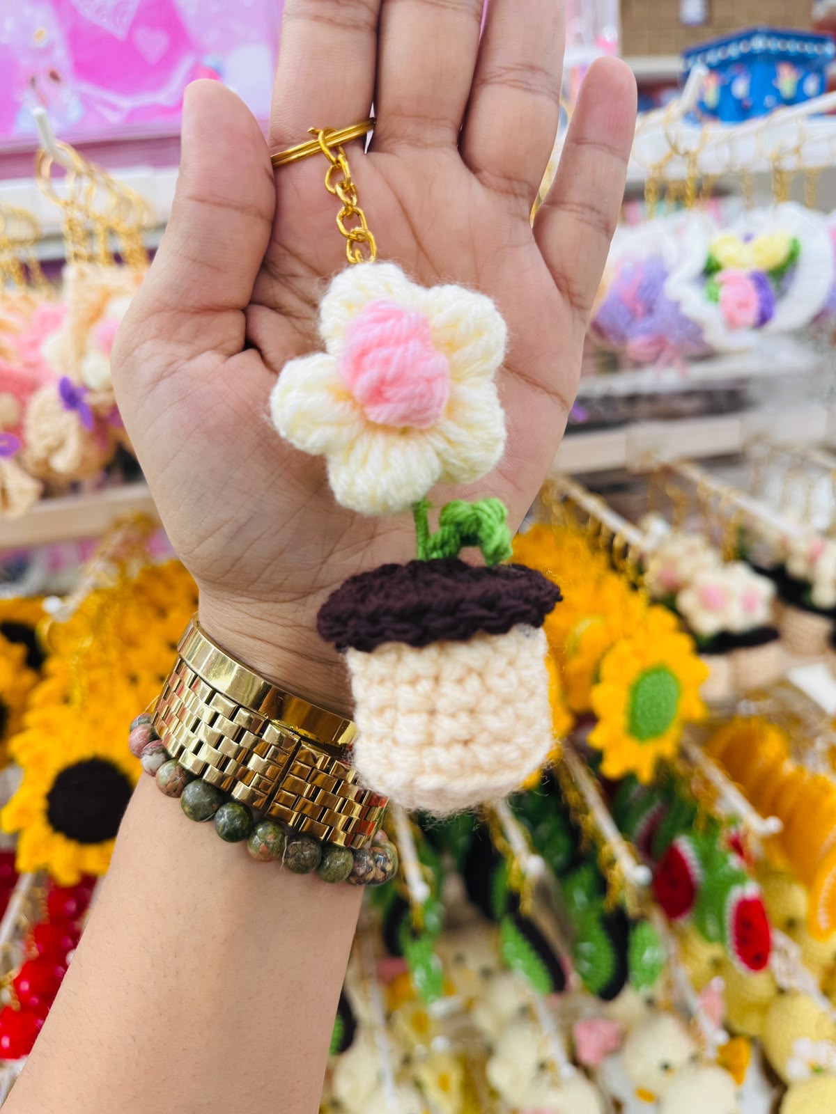 Cute Crochet Keychain