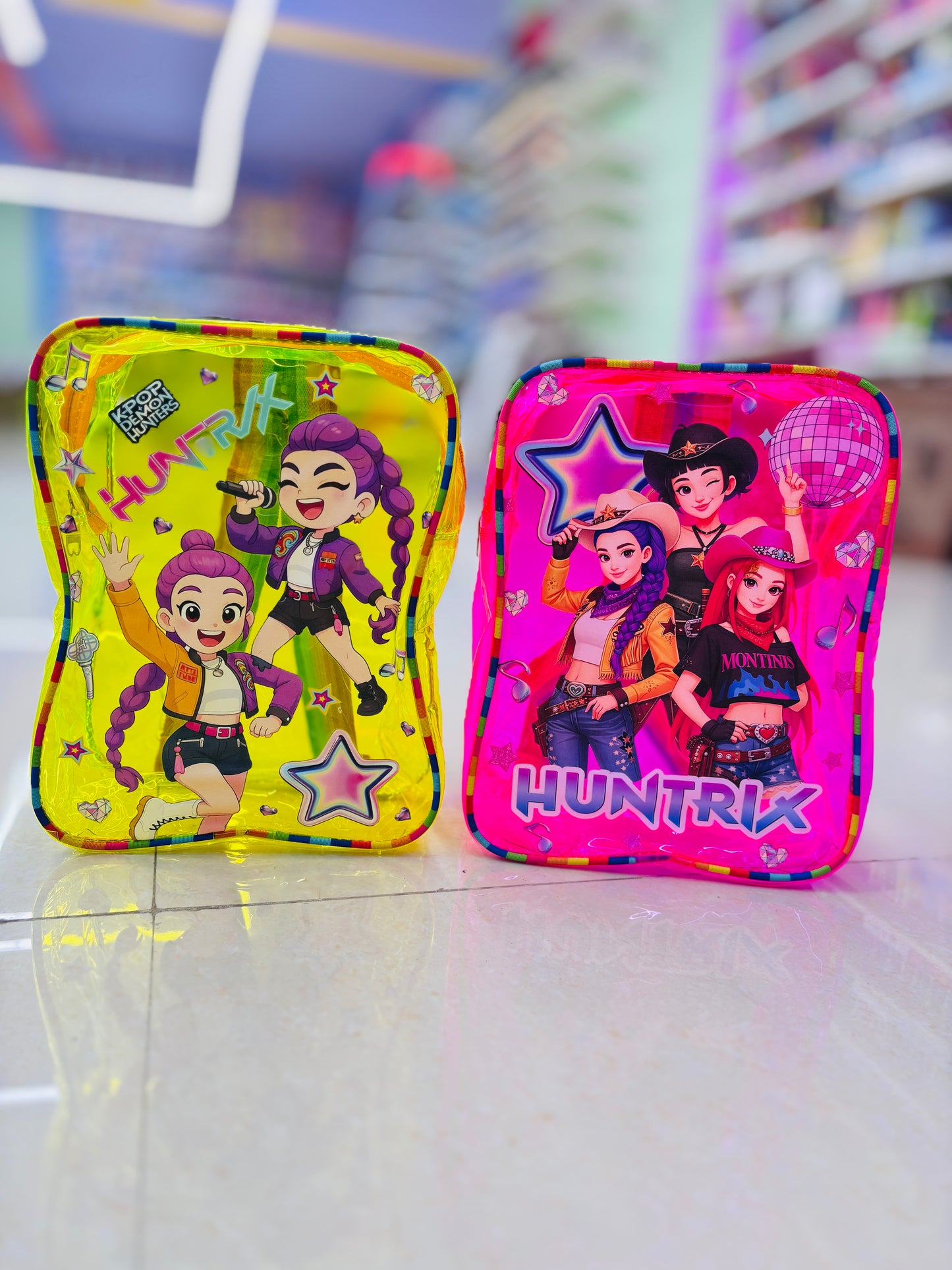 Neon Transparent Backpack